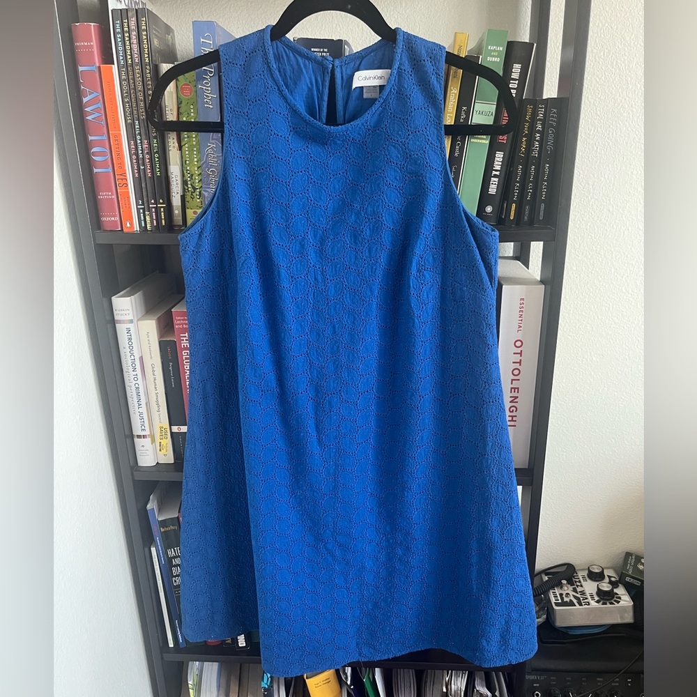 Calvin Klein blue dress